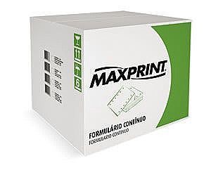 Formulário Razão Branco Maxprint 80 Colunas 1 Via 6.000 jgs