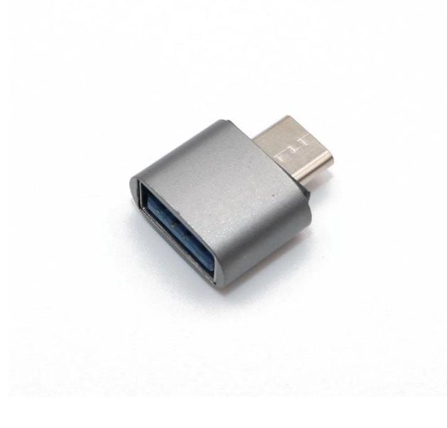 Adaptador OTG USB Fêmea x Tipo C Macho