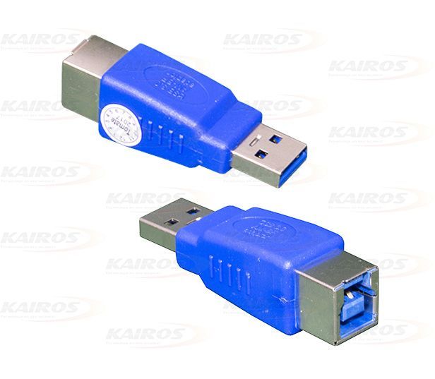 Adaptador USB A-Macho x USB B-Fêmea Unidade