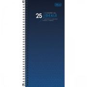 Agenda 2024 Comercial Espiral Ideale Azul 119mm x 275mm Tilibra