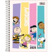 Agenda Planner Espiral Snoopy 2025 177mm x 240mm Tilibra *Capas Sortidas*  *Unidade*