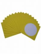 Arquivo para CD Envelope com Visor Amarelo com 10 Unidades