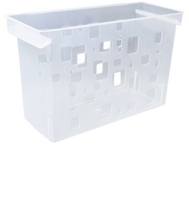 Arquivo plástico tipo caixa s/ pasta suspensa DELLO 0329 cristal