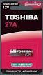 Bateria Alcalina 12V A27 Toshiba