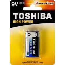 Bateria Alcalina 9V Toshiba *Unidade*