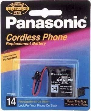 Bateria para Telefone Panasonic 14 Original 300 Mah 2.4V
