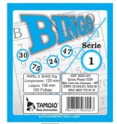 Bloco para Bingo 100 folhas  Azul - Tamoio
