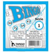 Bloco para Bingo 100 folhas  Azul - Tamoio