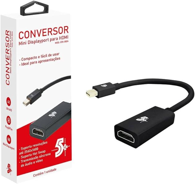 Cabo Adaptador Conversor Displayport x Hdmi Chip Sce