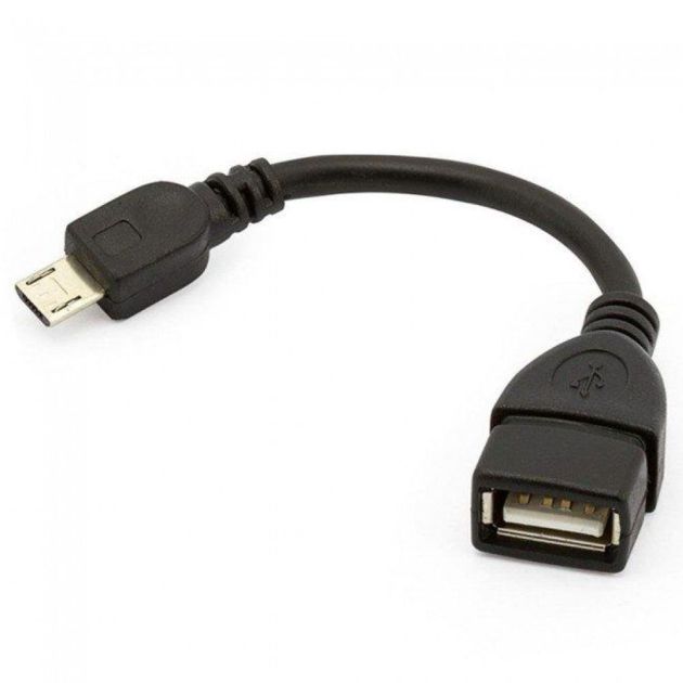 Cabo Adaptador OTG Micro USB V8 Macho x USB Fêmea