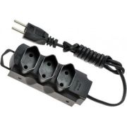 Extensão Elétrica 3 Tomadas 2 Pinos 10A com 10 metros Ref. D11810PS Mecatool