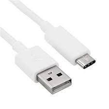 Cabo Carregador USB x Tipo C 1 metro Branco Kingo
