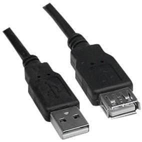 Cabo USB A-Macho x A-Fêmea extensor 2.0 10,00 mts