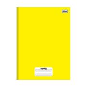 Caderno Brochura Costurado Capa Dura 1/4 48 Folhas Tilibra - Amarelo