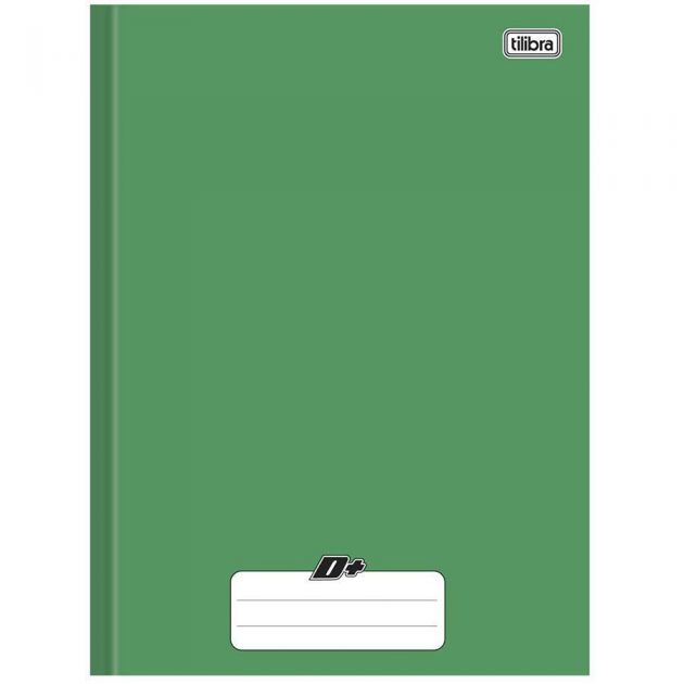 Caderno Brochura Costurado Capa Dura 1/4 96 Folhas Tilibra - Verde