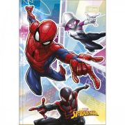 Caderno Brochura Capa Dura 1/4 80 Folhas Spiderman *Capas Sortidas*