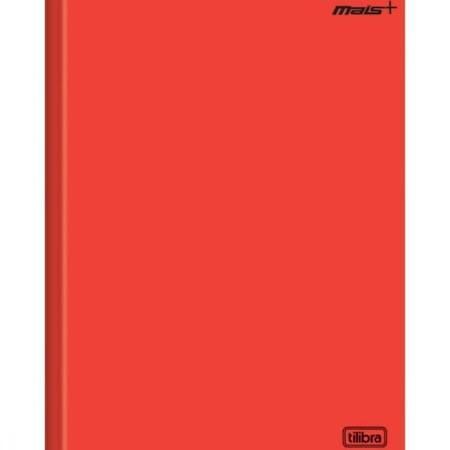Caderno Brochura Costurado Capa Dura 1/4 96 Folhas Tilibra - Vermelho
