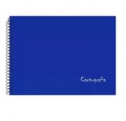 Caderno Espiral Cartografia 48 Folhas Azul 2128