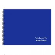 Caderno Espiral CD Cartografia 48 Folhas Mil Azul 2132