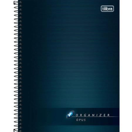 Caderno Organizer Espiral Capa Dura 80 Folhas Tilibra - Preto