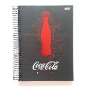 Caderno Universitário Espiral Capa Dura 200 Folhas Coca Cola Girl *Capa Sortida*