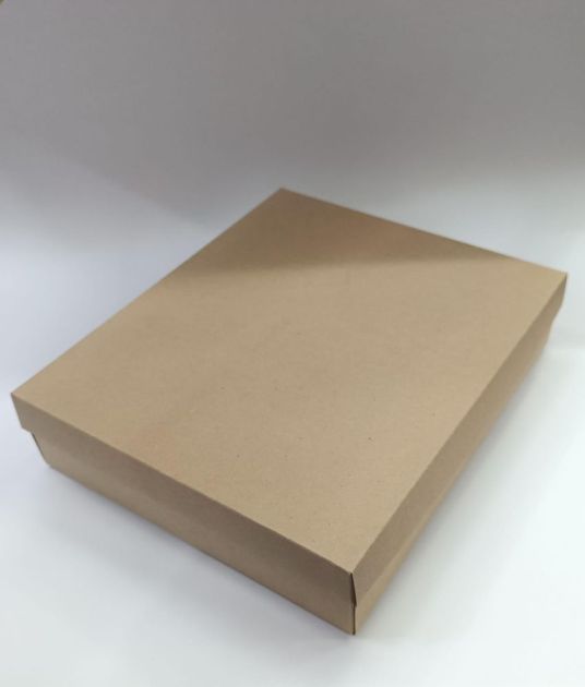 Caixa para Presente Kraft 21cm x 25,5cm x 5cm