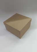 Caixa para Presente Kraft 13,5cm x 13,5cm x 8cm