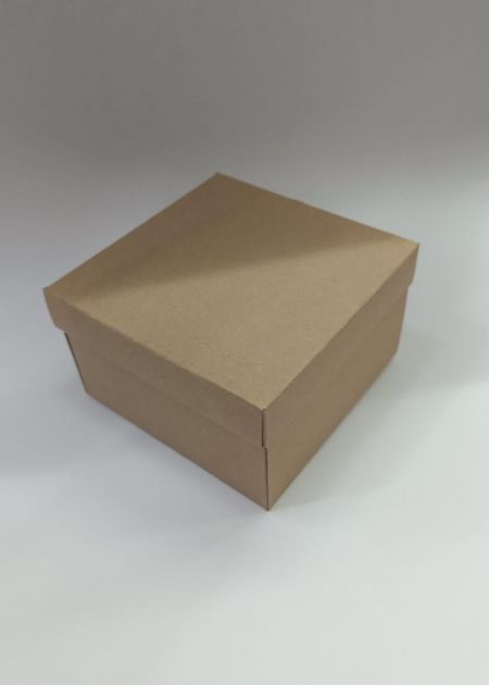 Caixa para Presente Kraft 13,5cm x 13,5cm x 8cm