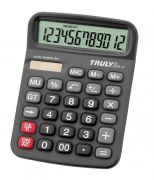 Calculadora de Mesa Truly 836B-12 12 dígitos Preta