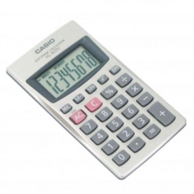 Calculadora de Mesa Casio 8 dígitos Ref.HL-820LV WE Branca