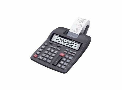 Calculadora Casio Impressão 12 Dígitos Bivolt HR-100RC Preta
