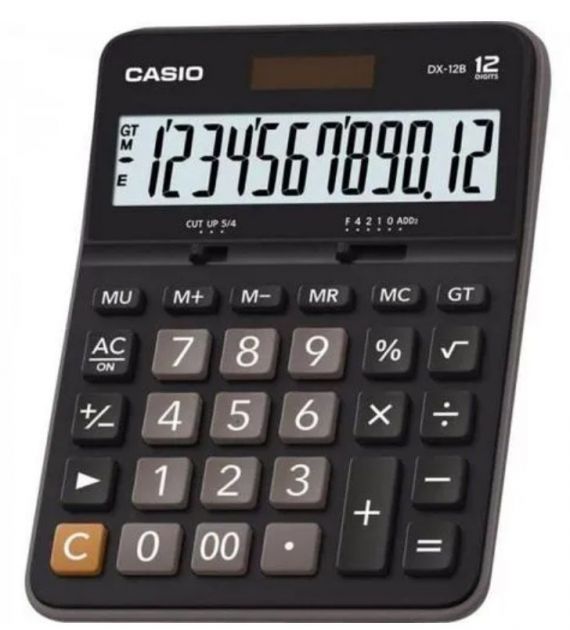 Calculadora Casio Ref.DX-12B-B 12 Dígitos