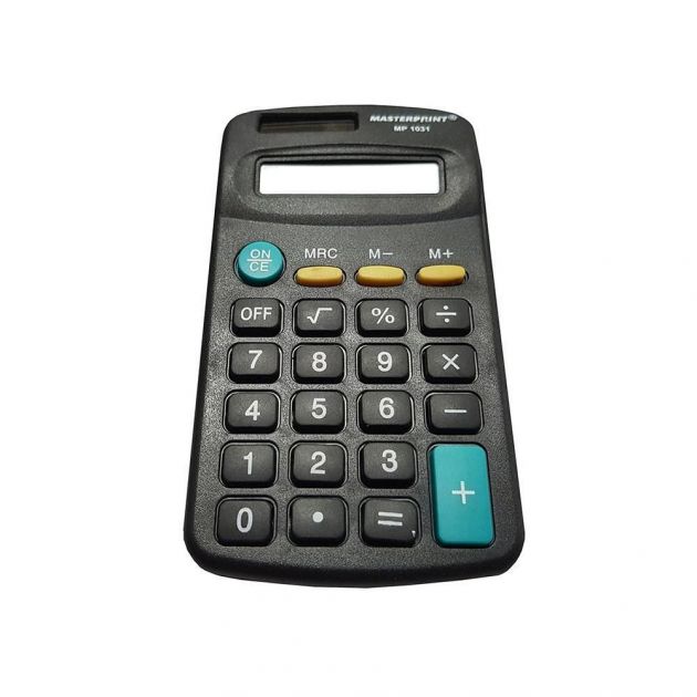 Calculadora de Mesa Masterprint Ref.MP1031 8 Dígitos Preta