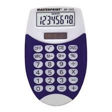 Calculadora de Bolso Masterprint MP1045 8 Dígitos Azul