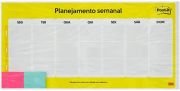 Calendario Semanal Post-it com 2 Blocos