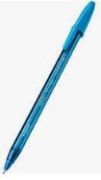 Caneta Esferográfica Bic Cristal Ultra Fina Fashion 0.7mm Azul Turquesa