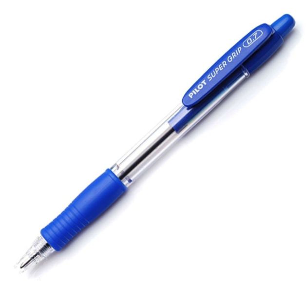 Caneta Esferográfica Pilot Super Grip 0.7mm Azul