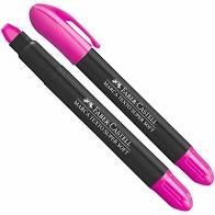 Caneta Marca Texto Gel Faber-Castell SuperSoft Rosa