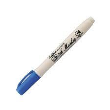 Caneta Hidrográfica Pincel Brush Marker Artline Supreme Azul