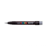 Caneta Pincel Brush Pen Posca Prata PCF-350 Uni-Ball