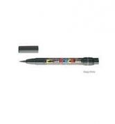 Caneta Pincel Brush Pen Posca Preta PCF-350 Uni-Ball