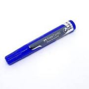 Caneta Pincel Marcador Permanente Faber-Castell Azul 5mm / 5,3mm