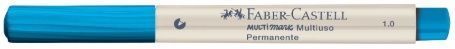 Caneta Pincel Marcador Permanente Multiuso Multimark Faber-Castell  Azul Petroleo 765