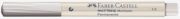 Caneta Pincel Marcador Permanente Multiuso Multimark Faber-Castell Branco 713