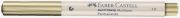 Caneta Pincel Marcador Permanente Multiuso Multimark Faber-Castell  Ouro 807