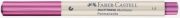 Caneta Pincel Marcador Permanente Multiuso Multimark Faber-Castell  Rosa Metal 815