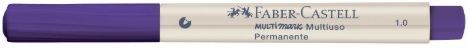 Caneta Pincel Marcador Permanente Multiuso Multimark Faber-Castell Roxo 705