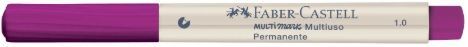 Caneta Pincel Marcador Permanente Multiuso Multimark Faber-Castell Uva 752