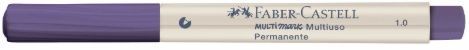 Caneta Pincel Marcador Permanente Multiuso Multimark Faber-Castell Violeta 771