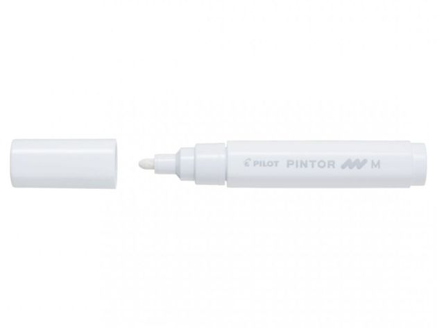 Caneta Pincel Marcador Pilot Pintor Branco